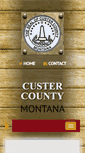 Mobile Screenshot of custercountymt.com
